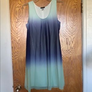 Size 8 Venus Blue and Green Ambre Dress